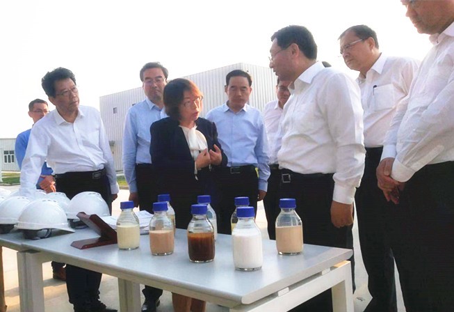 陕西省委书记胡和平一行调研蒲城优德唯一官网 新资料出产基地建设项目 陕西省委书记胡和平一行调研蒲城优德唯一官网 新资料出产基地建设项目